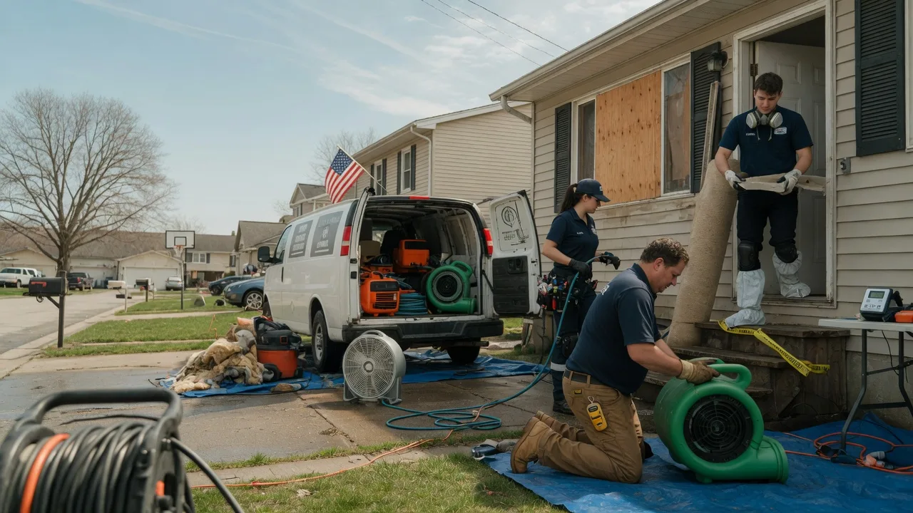 Water Damage Restoration in Graymont, IL near me